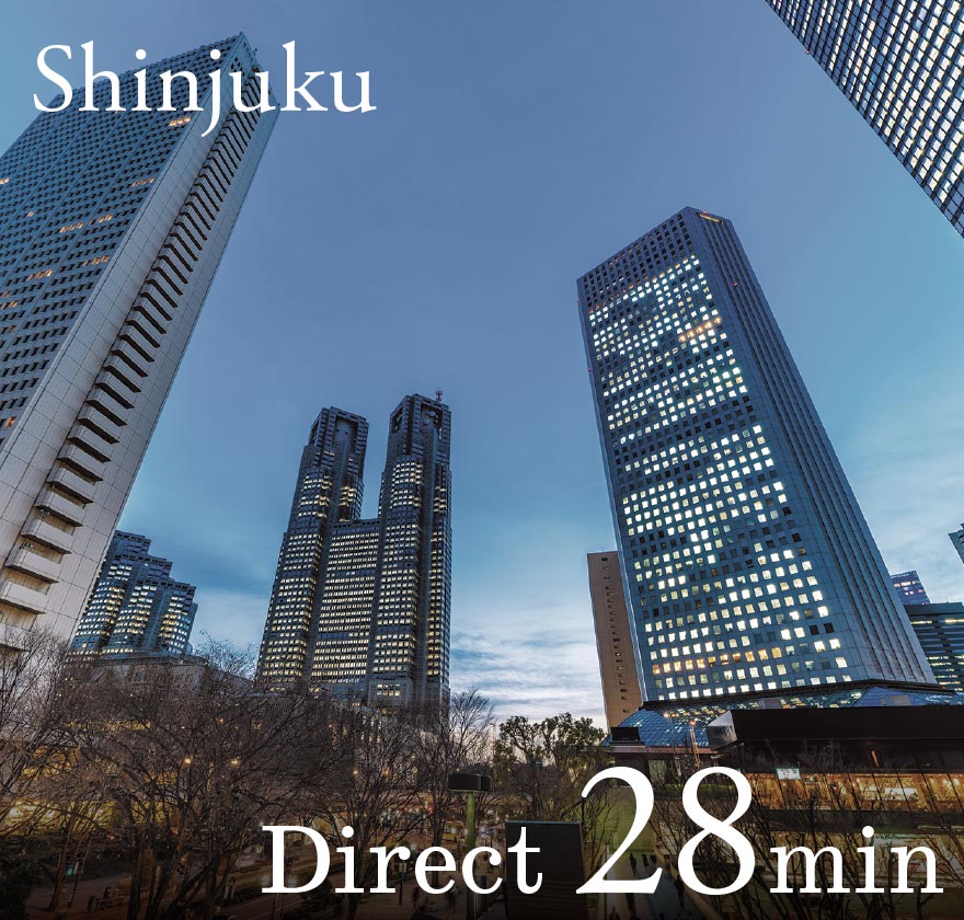 Shinjuku　Direct 28min